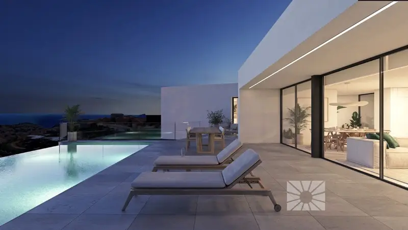 Villa de Lujo en Cumbre del Sol con Vistas al Mar