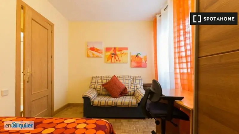 Habitacion Amueblada Alcalá Henares Piso Compartido Estudiantes Profesionales