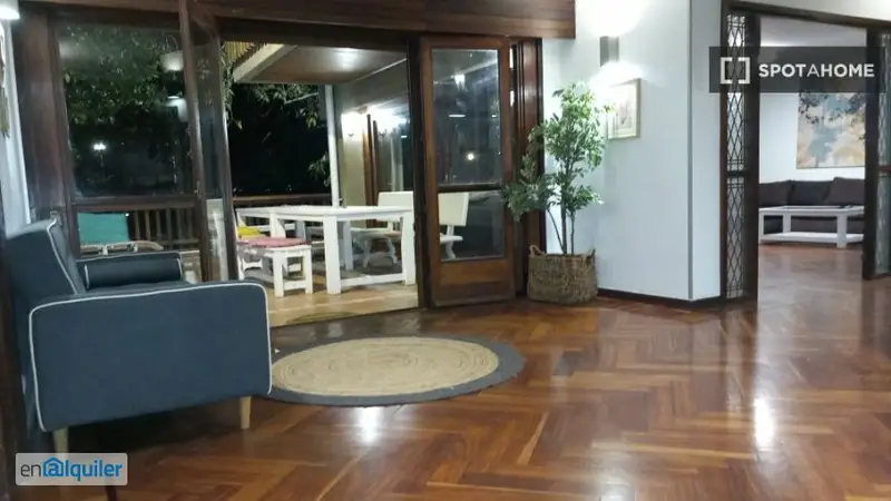 Alquiler Habitacion Amueblada Bilbao Andra Mari Terraza Mascotas