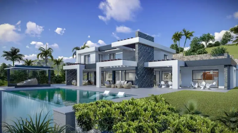 Villa en Marbella 4 dormitorios 4 baños Piscina Privada Vistas al Mar