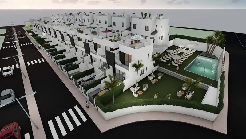 Chalet Adosado 3 Dormitorios Cox Alicante Solarium Terraza Parking