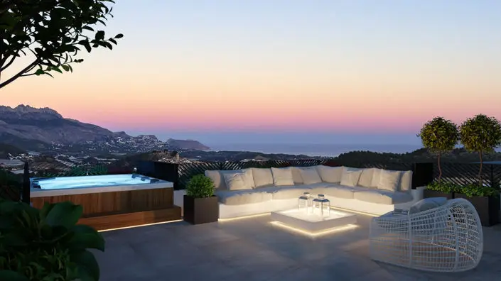 Villa de Lujo en Polop con Vistas al Mar