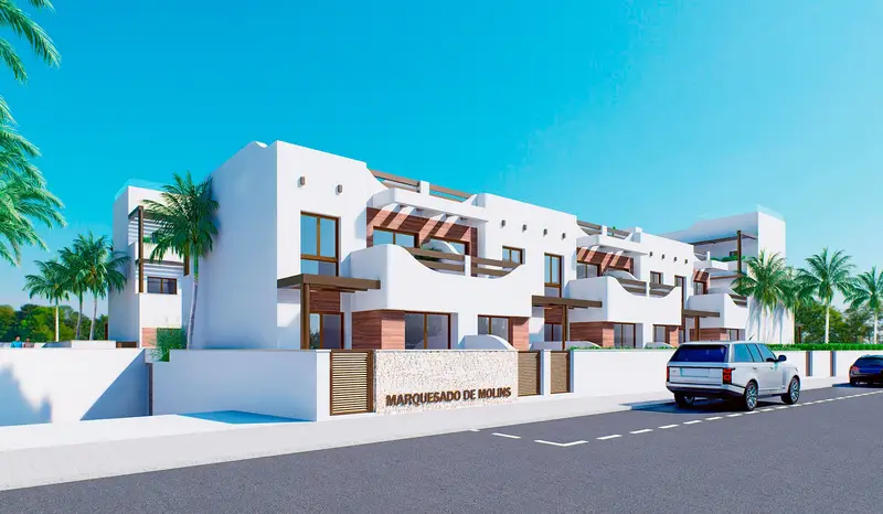 Bungalows en Torre de la Horadada con Piscina y a 5 minutos de la Playa