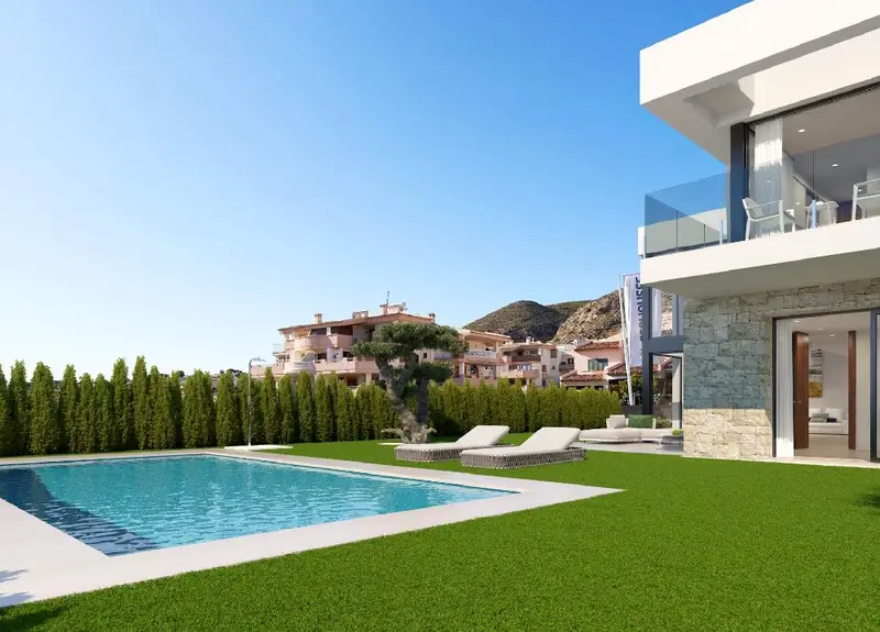 Venta Villa Lujo Sierra Cortina Finestrat Vistas Mar