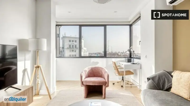 Apartamento 2 Dormitorios Madrid Alquiler Amueblado