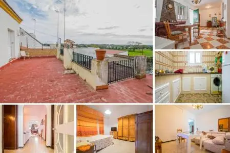 Gran casa de pueblo en Aznalc	zar con 2 proyectos de reforma