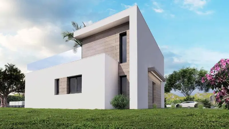 Chalet en Orito Monforte del Cid 165m2 con Jardin