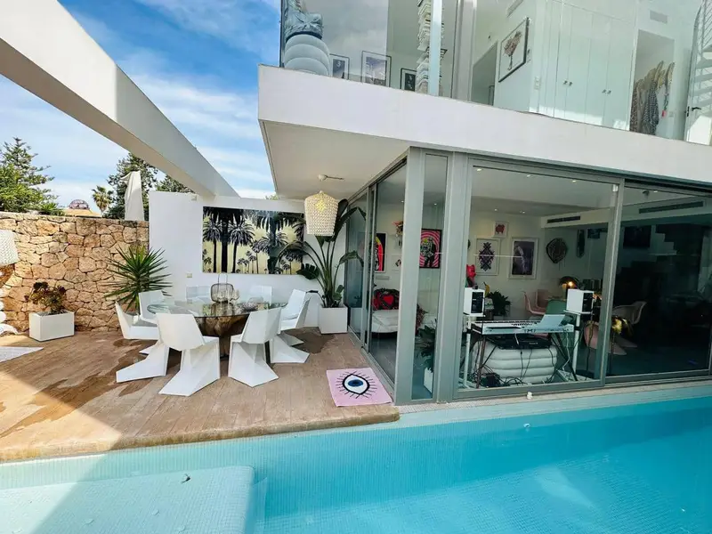 Chalet en San Josep Ibiza con Piscina y Vistas al Mar
