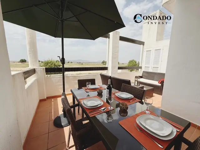 Atico 2 Dormitorios Condado de Alhama Golf Vistas Terraza