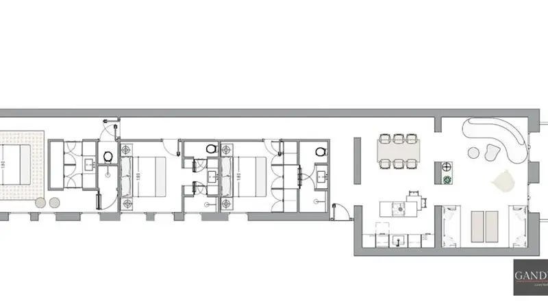 Vivienda de Lujo en Paseo del Prado Madrid 153m2 3 habitaciones