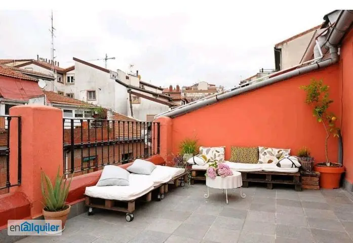 Alquiler Piso Amueblado Bilbao La Vieja 3 Dormitorios Terraza