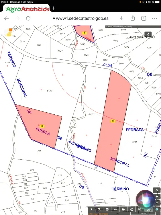 Venta  de Terreno de secano en Segovia