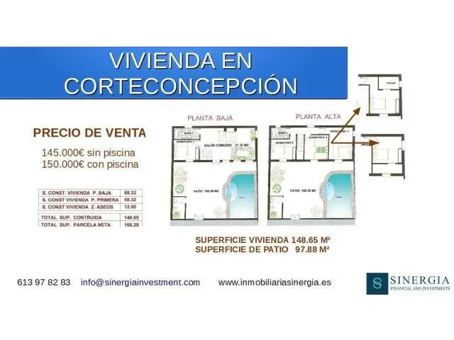 Chalet en Venta Corteconcepcion 4 Dormitorios Jardin Piscina