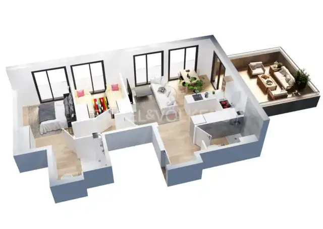 Apartamento de Lujo en Pineda de Mar 64m2 2 Dormitorios Terraza y Sótano