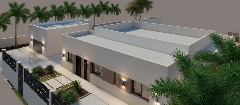 Villa Moderna en Pinoso 3 Dormitorios Piscina Privada