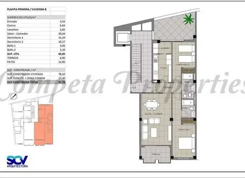 Apartamentos en Venta Competa 2 Dormitorios