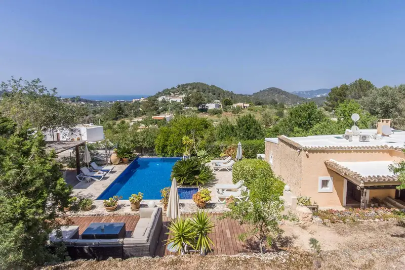Casa Villa 5 Dormitorios Ibiza Alquiler Piscina Jacuzzi