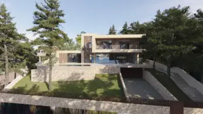 Casa unifamiliar en Alcanada con piscina privada y vistas al mar