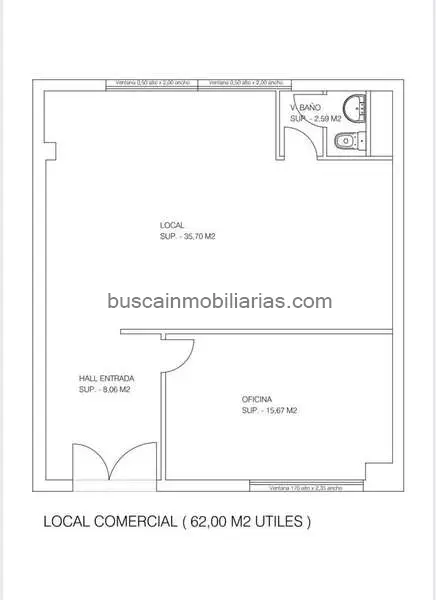 Local Comercial en Venta A Coru	ña 68m2 Reformado