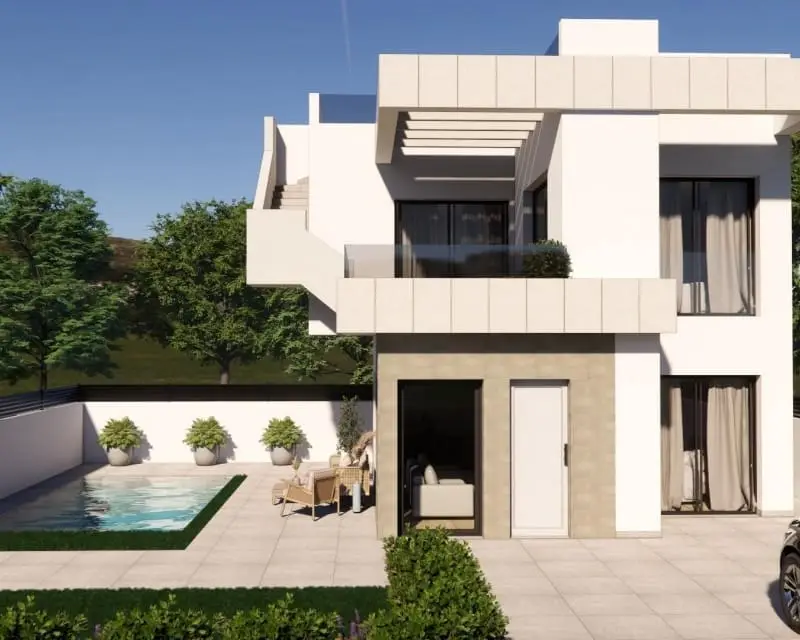 Villas en Los Montesinos: 3 Dorm, Piscina Privada, Acabados de Lujo