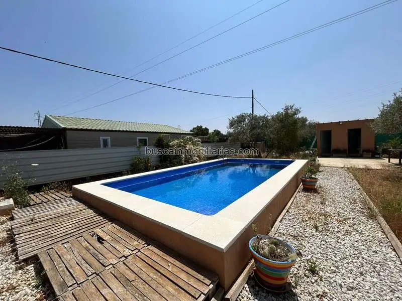 Parcela Rustica en Venta en Carmona - Casa Prefabricada y Piscina