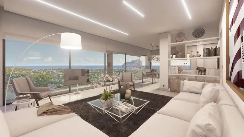 Villa de Lujo en Calpe con Vistas al Mar 3 Dormitorios