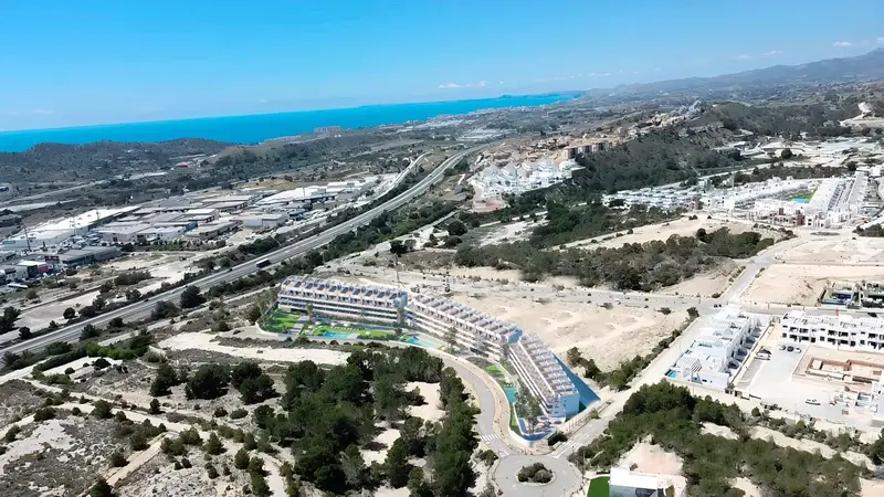 Apartamento en Finestrat con Vistas al Mar 2 Dormitorios