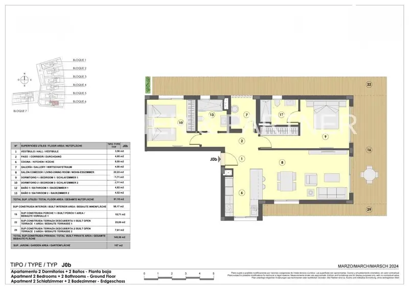 Apartamento en Colonia Sant Jordi Mallorca cerca de Es Trenc