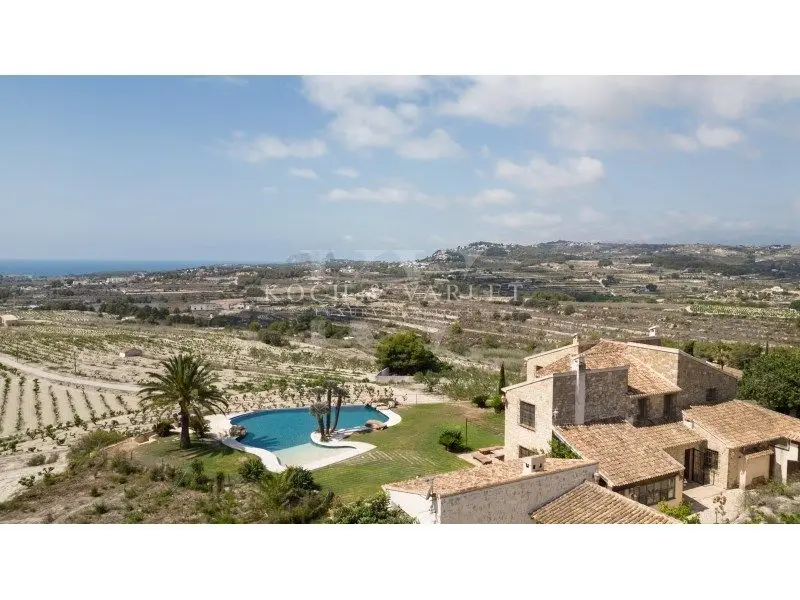 Venta Finca 3 Dormitorios Teulada Lujo Piscina Vistas Mar