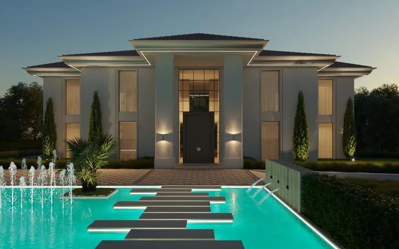 New project, 5 bedroom frontline golf villa in La Alqueria Golf