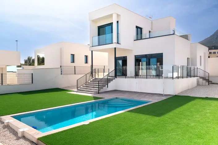 Villa en venta Polop 3 dormitorios piscina vistas al mar