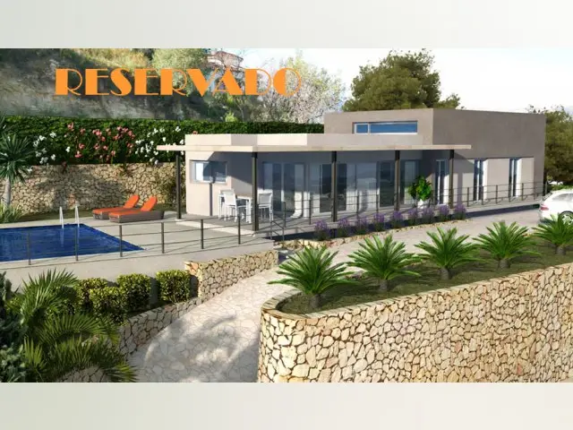 Casa Moderna en Orba Costa Blanca con Vistas al Mar