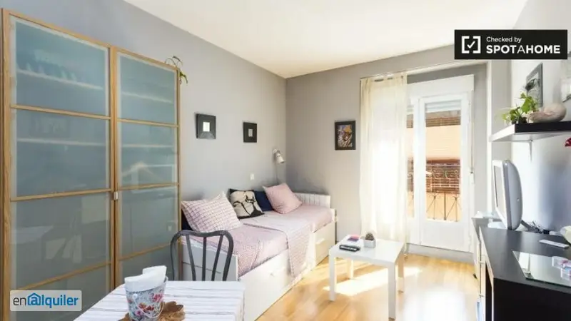 Estudio con Balcón en Lavapiés Madrid