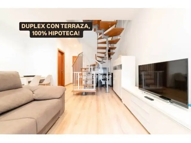 Dúplex con Terraza en Mataró 2 habitaciones 100m2