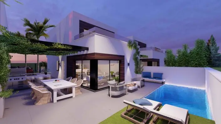 Villa 4 Dormitorios Águilas - Piscina Privada - Cerca de la Playa
