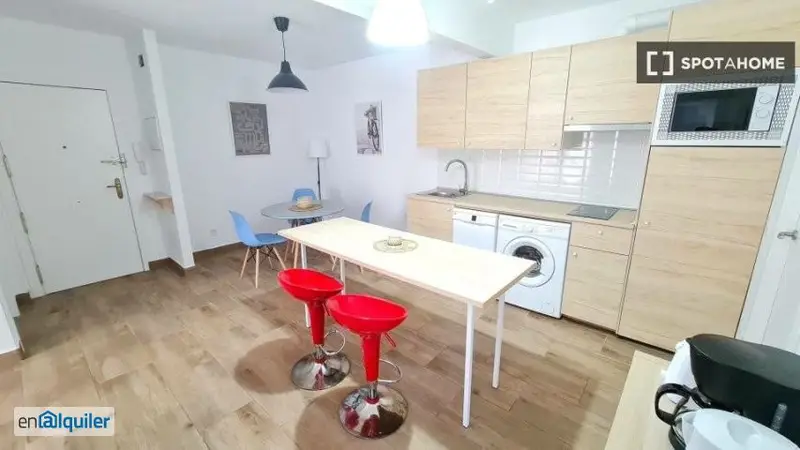 Apartamento 2 Dormitorios Getafe Amueblado Aire Acondicionado Wifi
