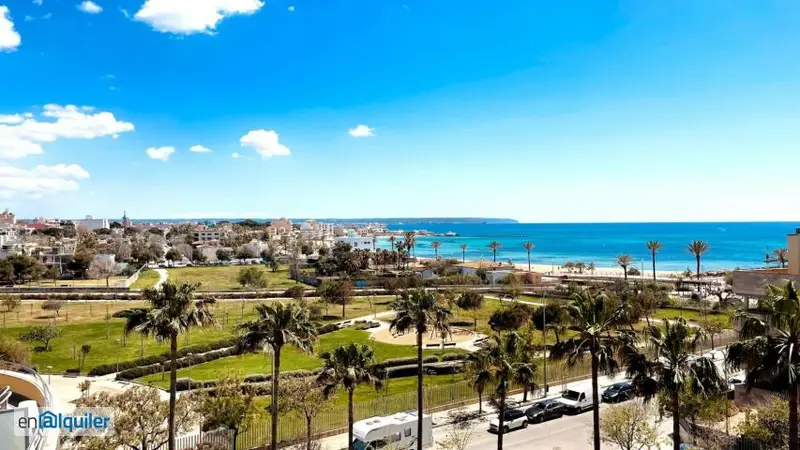 Alquiler Atico Playa de Palma 2 dormitorios 2 banos terraza piscina