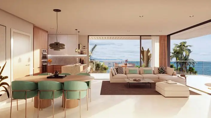 Apartamento en Primera Linea de Playa Denia 2 Dormitorios