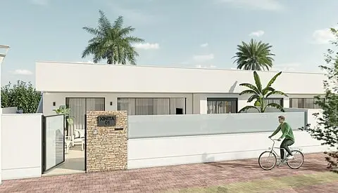Villa 3 Dormitorios Sucina Nueva Moderna Piscina Solarium