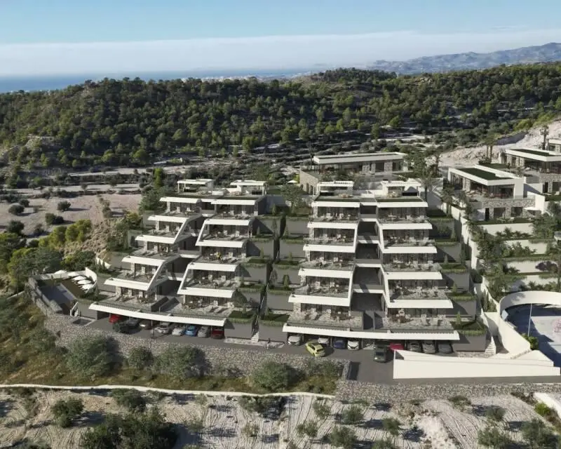 Apartamentos en Finestrat Costa Blanca: 2 dormitorios, piscina, cerca de la playa