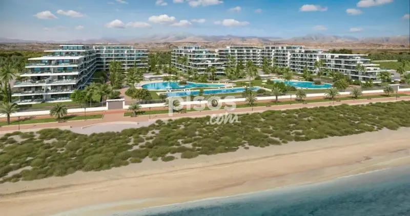 Apartamentos en 1a Linea de Playa Almerimar Obra Nueva