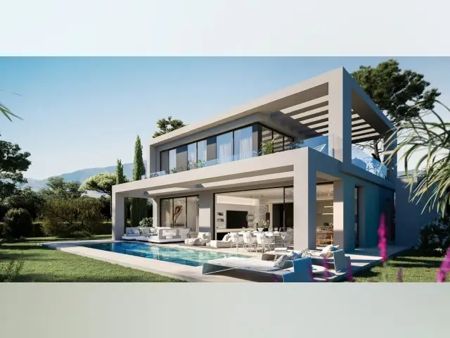 Villa de Lujo 3 Dormitorios Benahavis Nueva Construccion Piscina Vistas al Mar