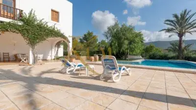 Alquiler Casa Ibiza Cala Vadella 5 habitaciones 5 banos piscina jardin