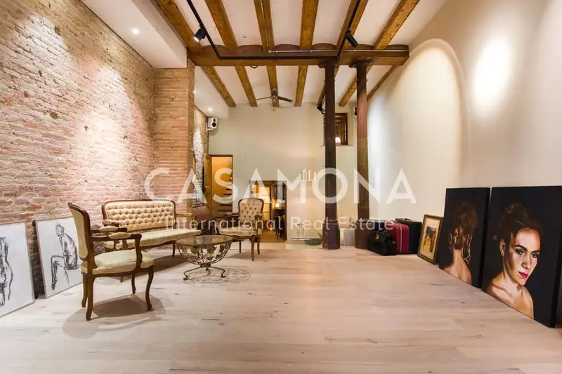 Loft en El Gòtic Barcelona: Clasico y Moderno