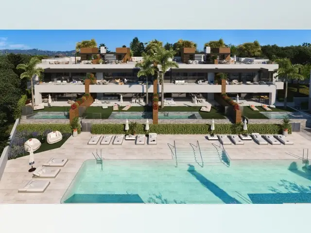 Apartamento 2 Dormitorios Marbella  Vistas al Mar Piscina Cerca Playa Golf