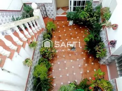 Casa Amueblada Planta Baja 3 Dormitorios Salon Chimenea Patio Terraza