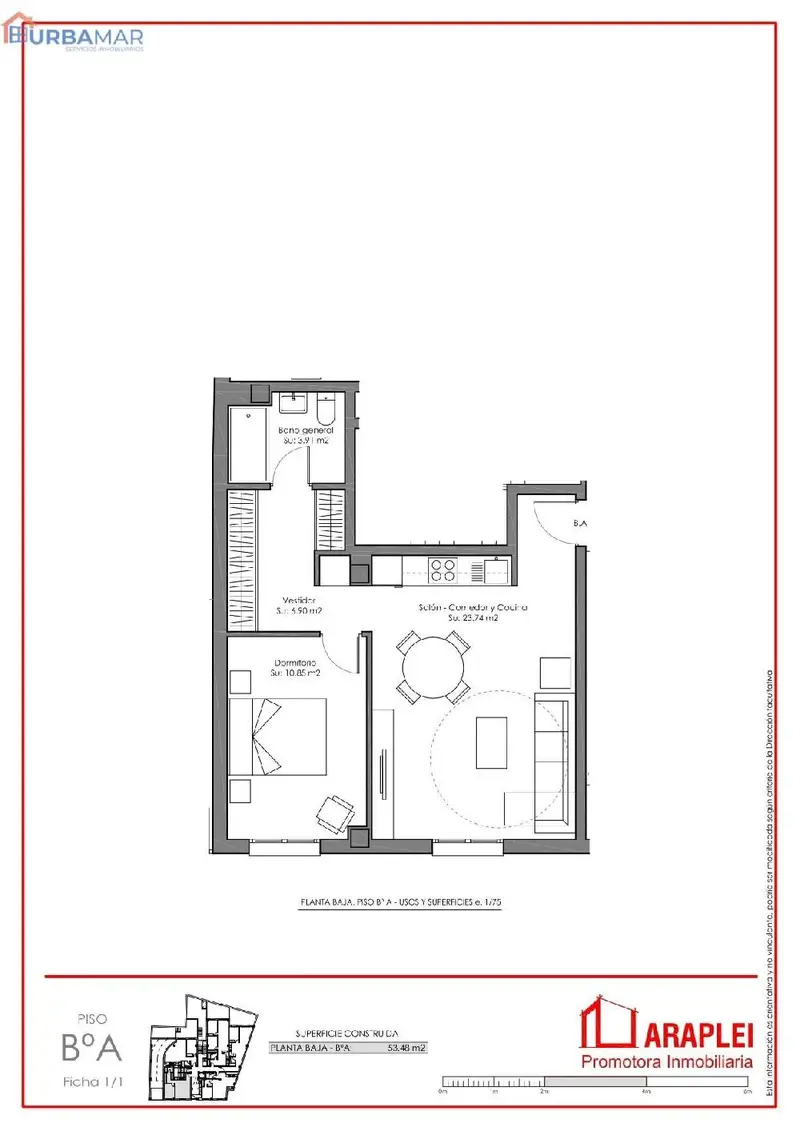 Venta Piso de 1 habitación en Centro - Ayuntamiento, Pinto - Ref: LGVTERREROS