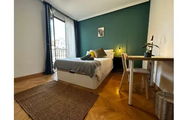 Alquiler habitaciones Madrid piso amueblado 8 habitaciones