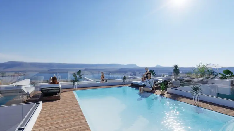 Atico en Torrevieja con Piscina y Terraza - Nueva Construccion