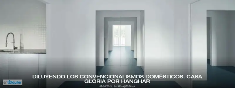 Alquiler Piso Ascensor Murcia Diseño Vanguardista